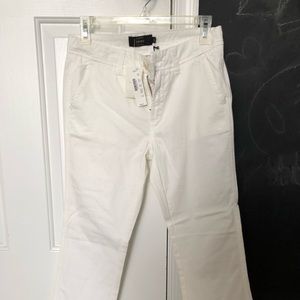 White J.Crew Sunday Slim Chino